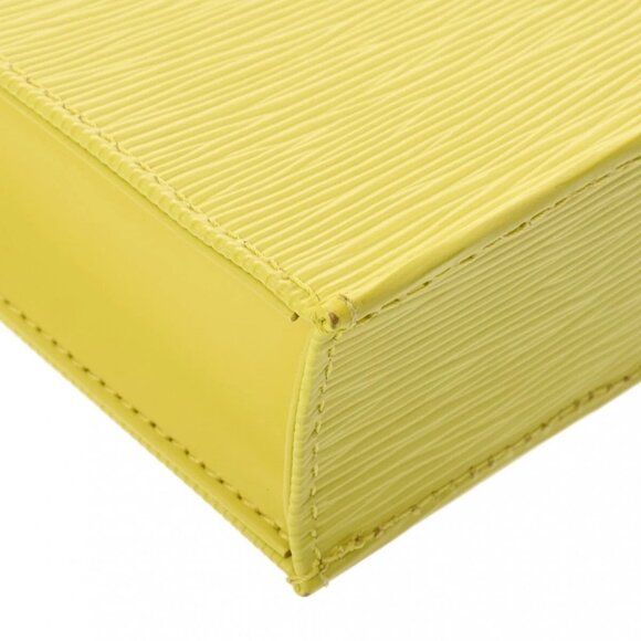 LOUIS VUITTON Epi Petit Sac Plat 2WAY Jaune Sedra - Picture 8 of 12